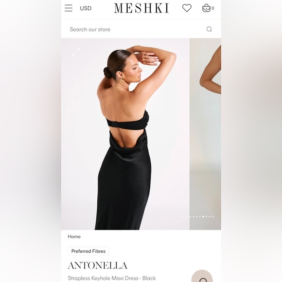 Never worn, XS, Meshki, bought for a wedding but ended up not wearing - Picture 7 of 9